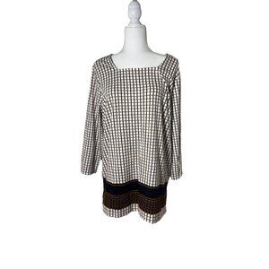 Liz Claiborne Womens Blouse Size L Square Neck NWOT